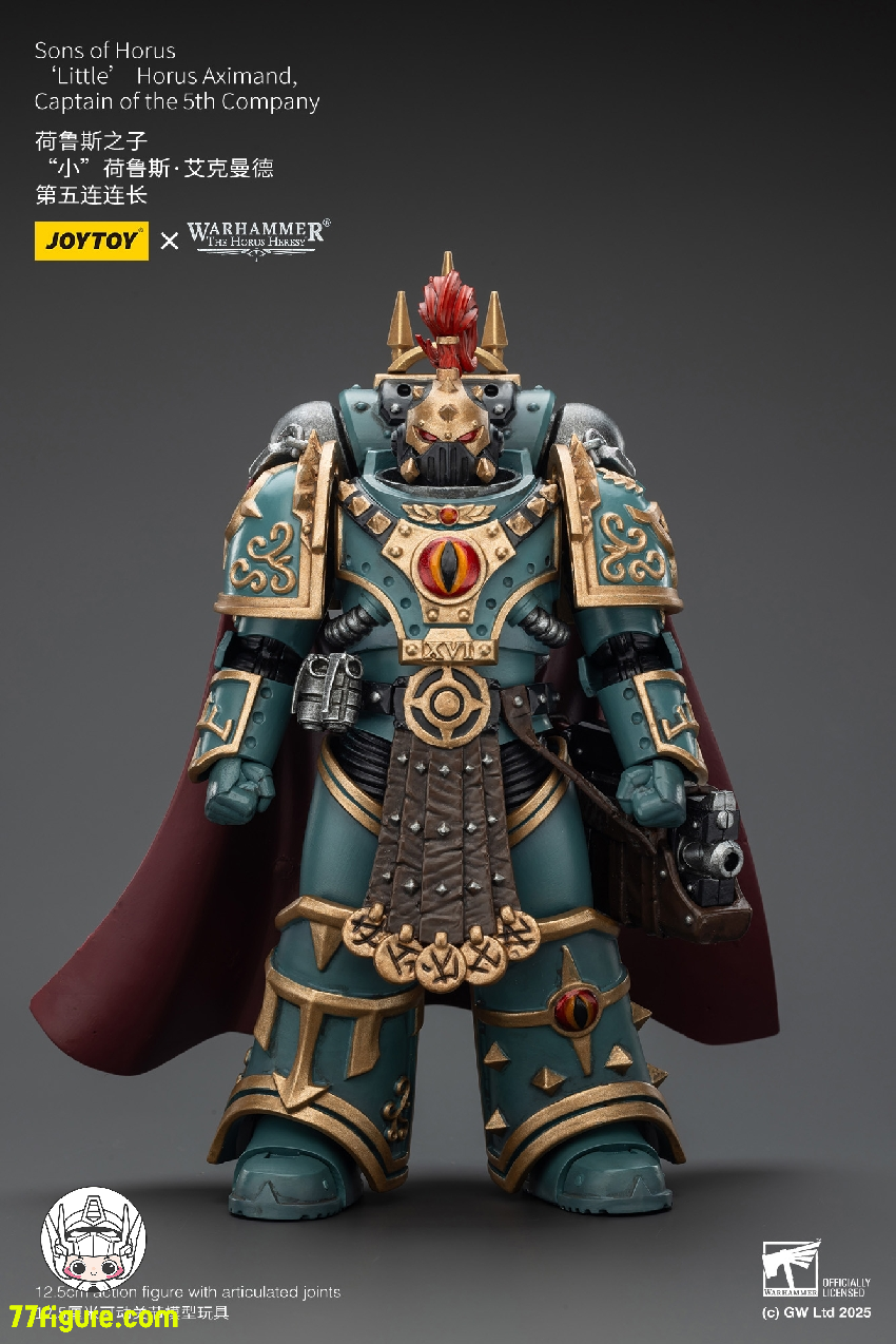 【予約商品】ジョイトイ JoyToy Source 1/18 『ウォーハンマー ホルスの異端』第5中隊長 リトル・ホルス・アクシマンド 塗装済み可動フィギュア