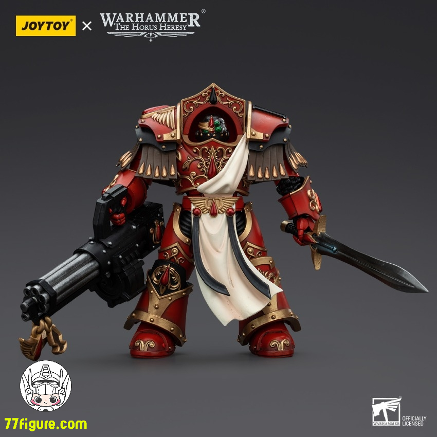 【品切れ】ジョイトイ JoyToy Source 1/18 『ウォーハンマー ホルスの異端』ブラッド エンジェル クリムゾン パラディン部隊 クリムゾンパラディン イリアスタス アサルト キャノン 付き 塗装済み可動フィギュア