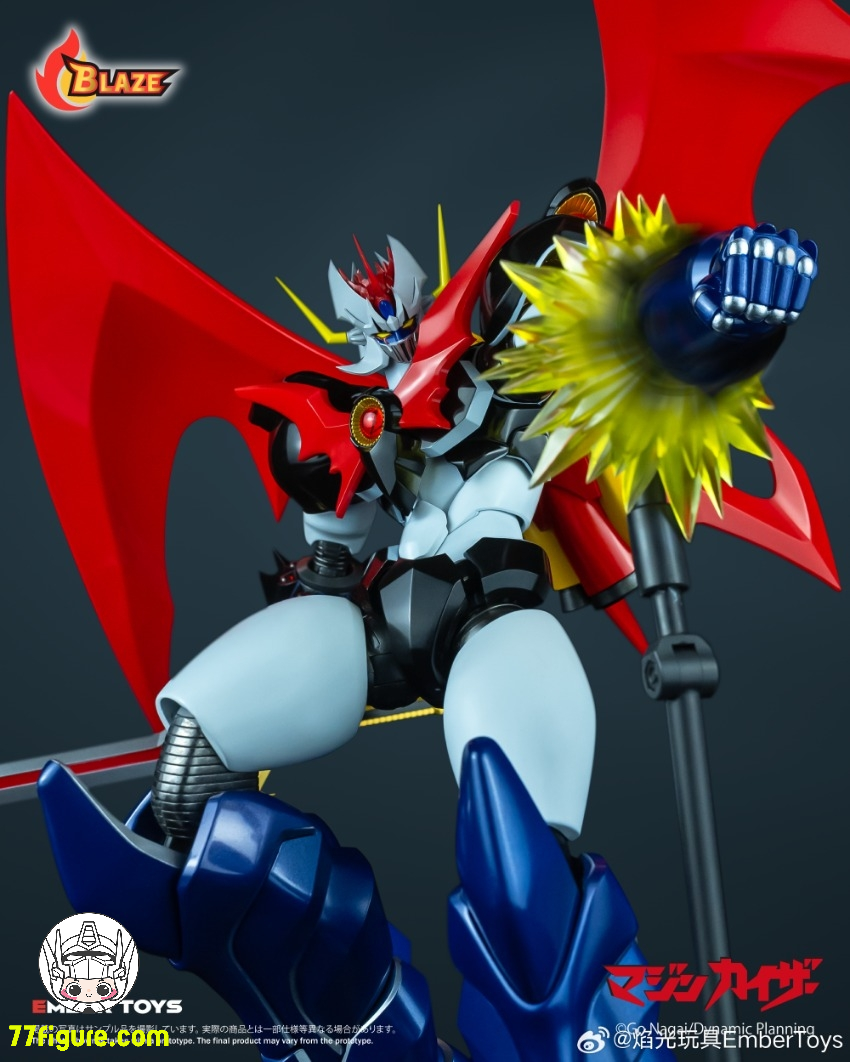 【予約商品】Ember Toys ブレイズ・マジンガー 魔神カイザー 原作版 塗装済み可動フィギュア