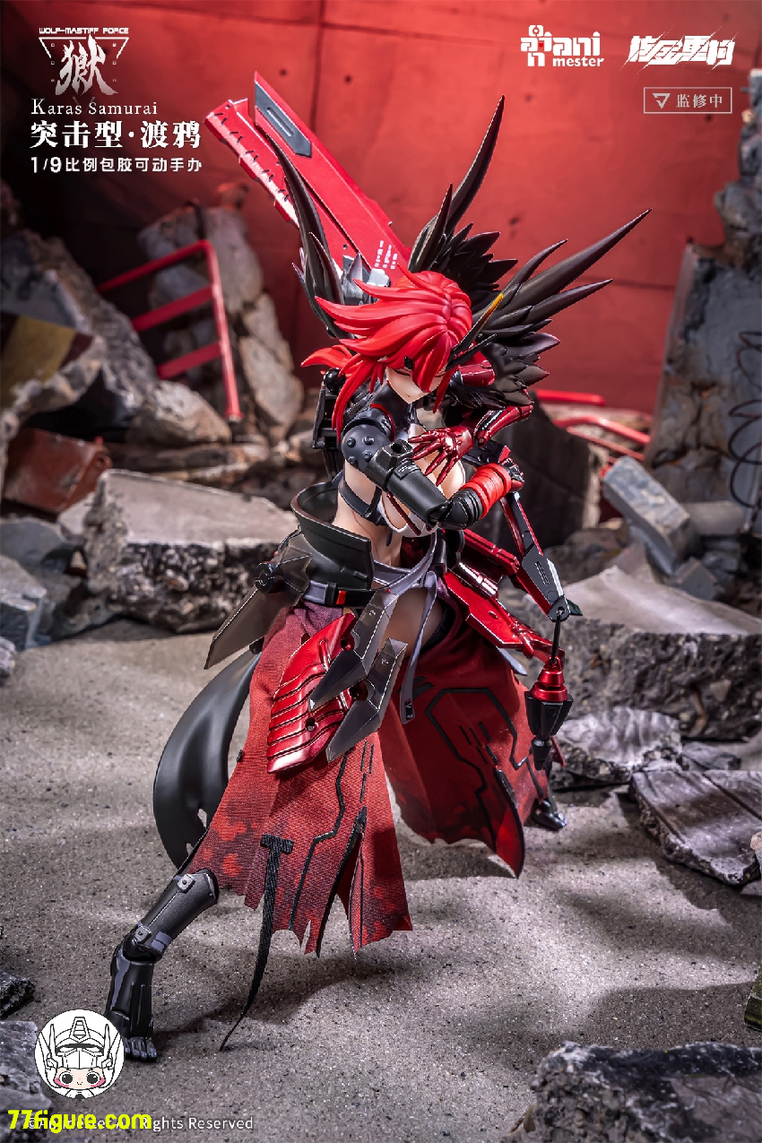 【先行販売】Animester 1/9 ウルフ マスティフ フォース カラス サムライ