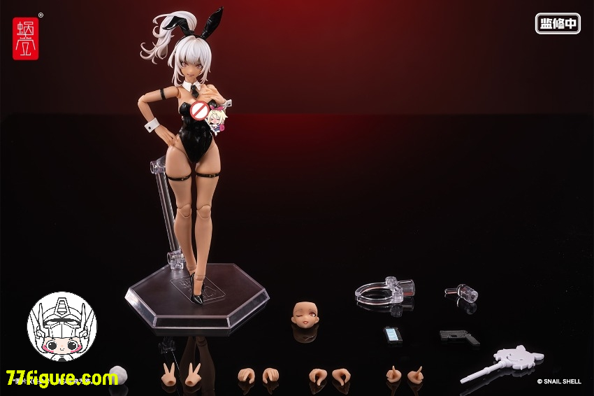 【品切れ】蝸之殻(スネイルシェル) 1/12 RA-01B バニーガール・アイリーン(Alieen)B 限定版 塗装済み可動フィギュア