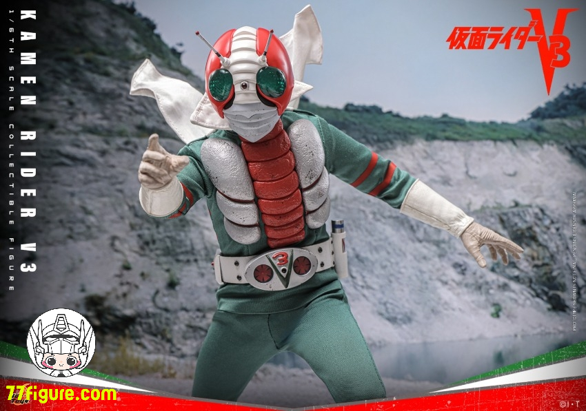 【予約商品】HotToys 1/6 TMS162B 仮面ライダーV3 風見志郎 限定版 塗装済み可動フィギュア