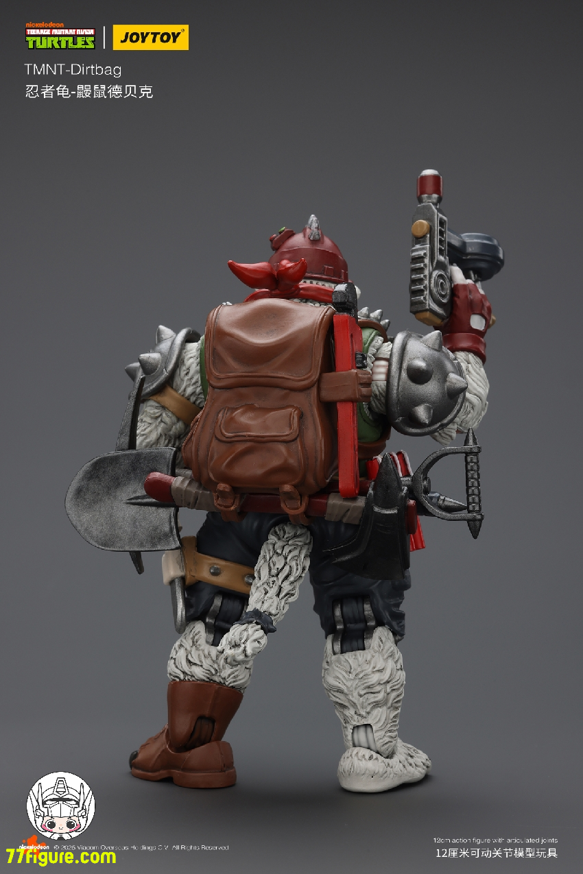 【品切れ】ジョイトイ JoyToy 1/18 ティーンエイジ ミュータント ニンジャ タートルズ 『TMNT 』ダートバッグ 塗装済み可動フィギュア