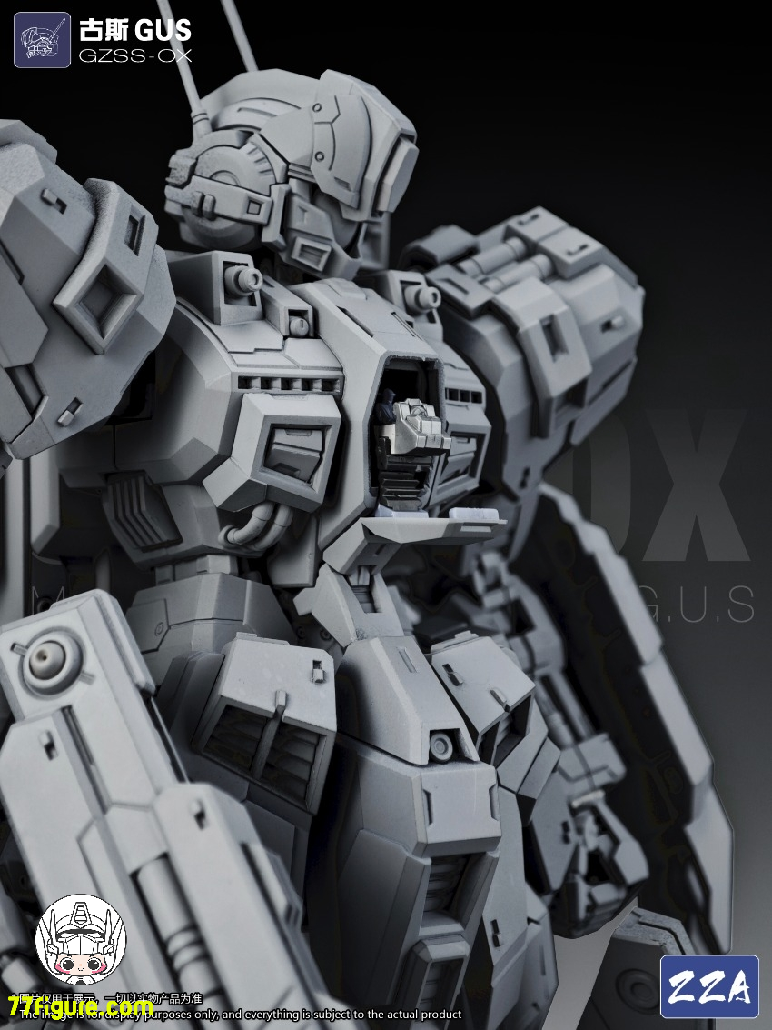 ZZA Model 1/100 GZSS-OX グス GUS プラモデル