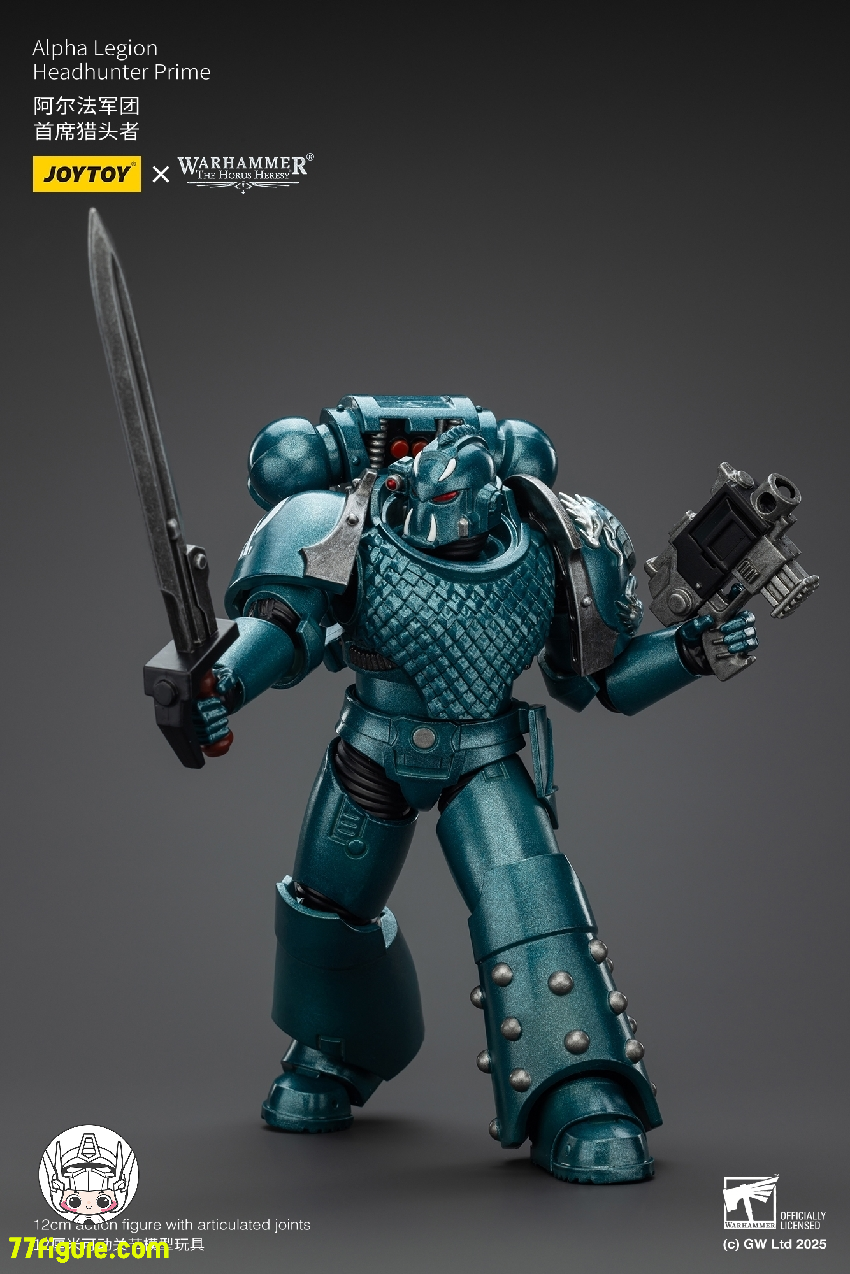 【予約商品】ジョイトイ JoyToy Source 1/18 『ウォーハンマー ホルスの異端』アルファ・レギオン ヘッドハンター プライム 塗装済み可動フィギュア