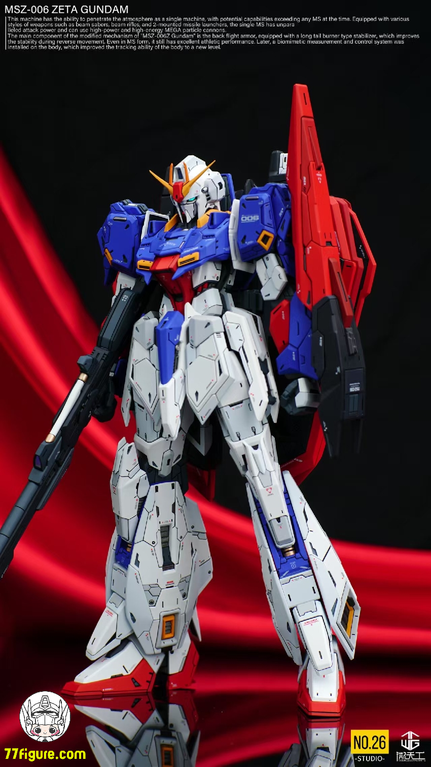 【予約商品】No.26 Studio 1/100 MG ゼータガンダム用 ガレージキット フルレジンキット