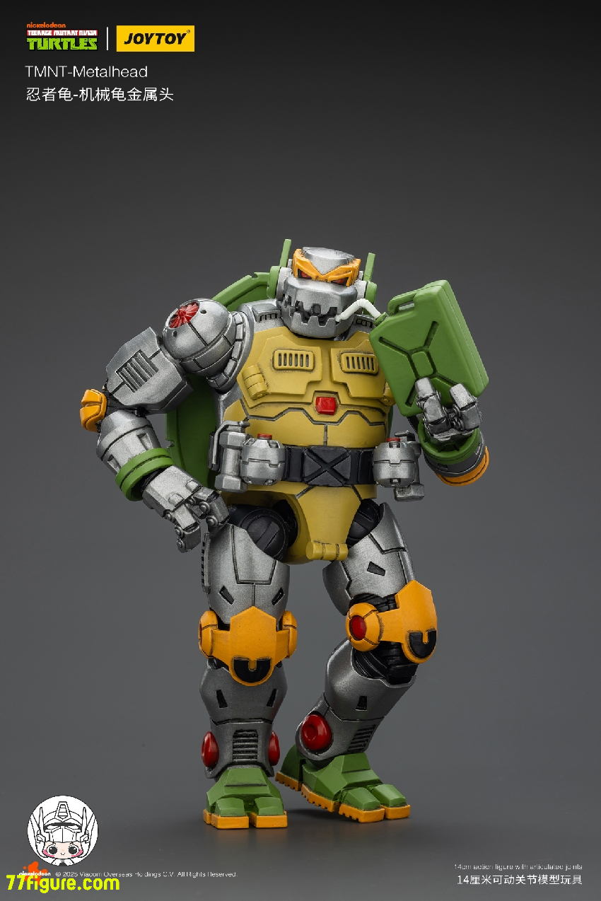 【予約商品】ジョイトイ JoyToy 1/18 ティーンエイジ ミュータント ニンジャ タートルズ 『TMNT 』メタルヘッド 塗装済み可動フィギュア