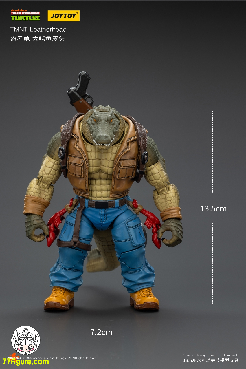 【予約商品】ジョイトイ JoyToy 1/18 ティーンエイジ ミュータント ニンジャ タートルズ 『TMNT 』レザーヘッド 塗装済み可動フィギュア