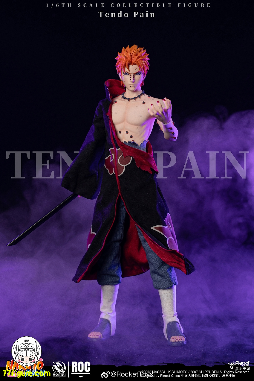 【予約受付終了】Rocket Toys 1/6 『NARUTO -ナルト-(疾風伝)』 ペイン 天道 バトル ダメージVer. 塗装済み可動フィギュア