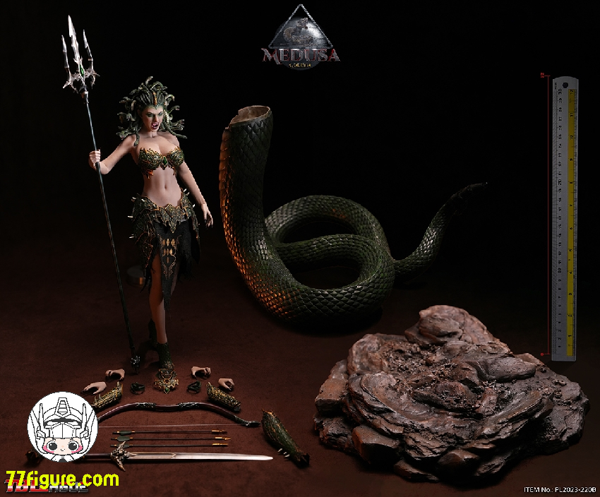 【品切れ】TBLeague 1/6 PL2023-220B メドゥーサ(ゴールド) 塗装済み可動フィギュア