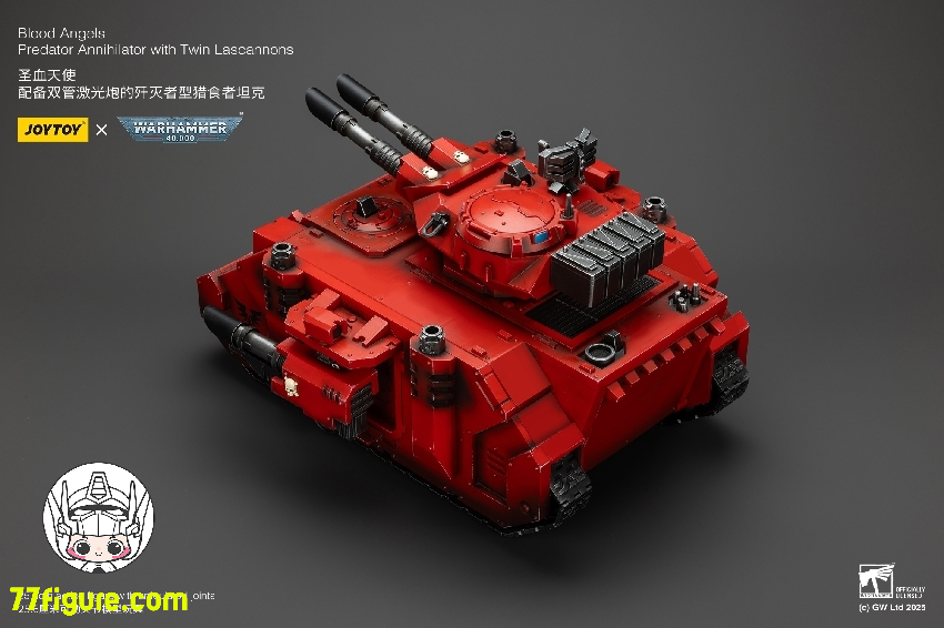 【予約商品】ジョイトイ JoyToy Source 1/18 『ウォーハンマー40K』ブラッド エンジェルス プレデター アナイアレイター ツイン ラスキャノン 付き 塗装済み可動フィギュア