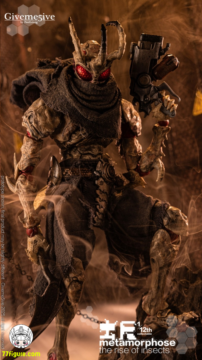 【品切れ】Giveme5Ive Studio 1/12 アイロキ メタモルフォーゼ 虫の台頭 塗装済み可動フィギュア