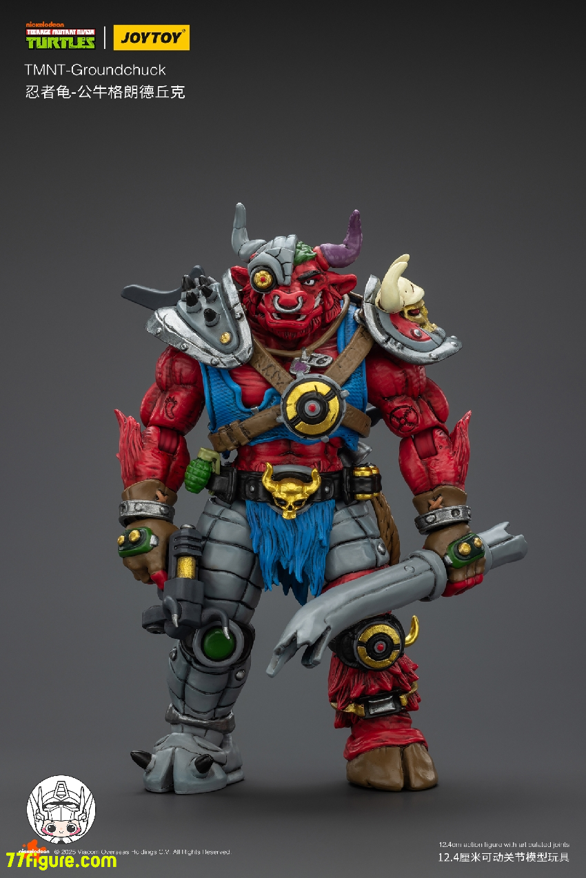【品切れ】ジョイトイ JoyToy 1/18 ティーンエイジ ミュータント ニンジャ タートルズ 『TMNT 』グランドチャック 塗装済み可動フィギュア