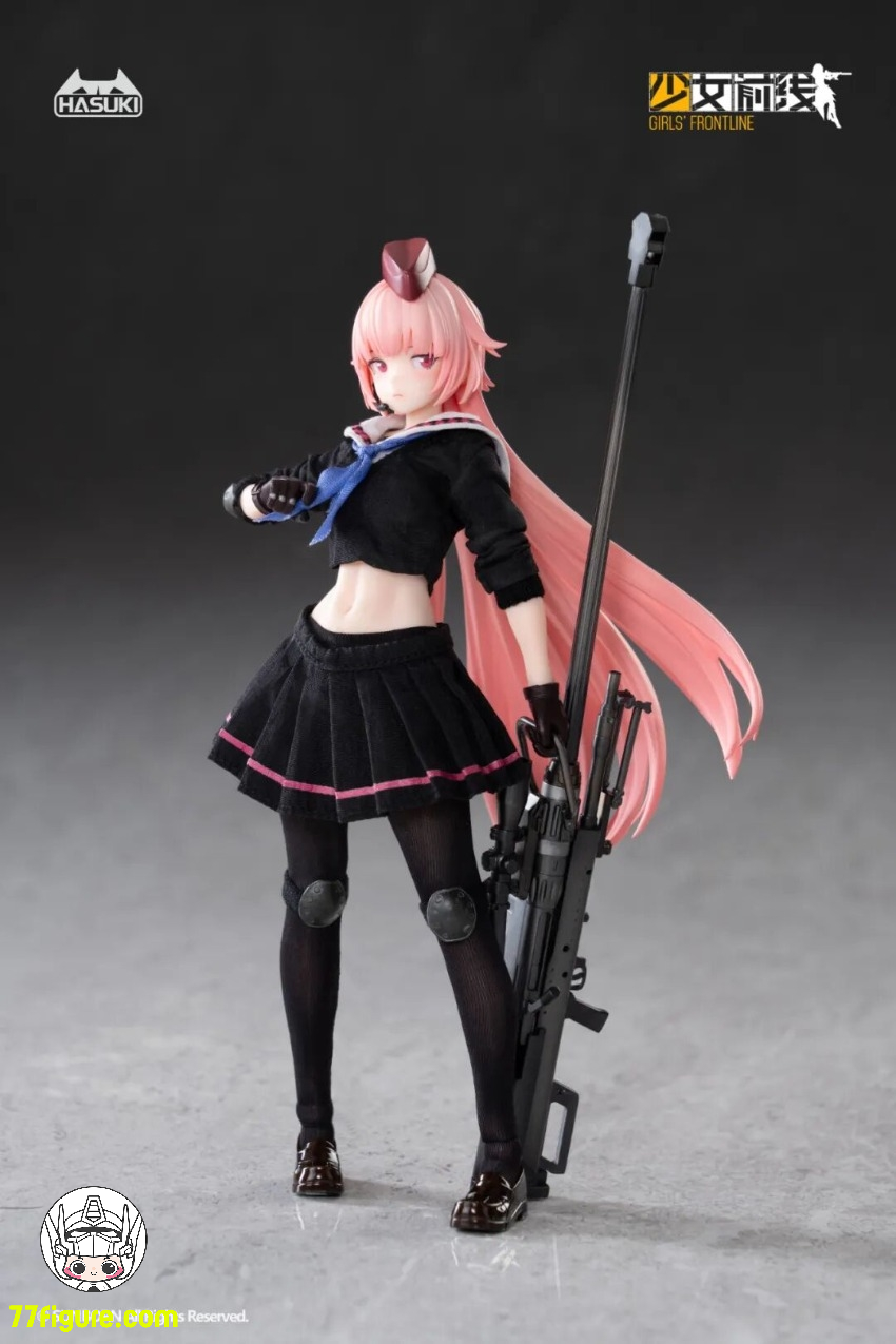 【予約商品】HASUKI x ドールズフロントライン PA011 1/12 NTW-20 スナイパー ライフル 少女 塗装済み可動フィギュア