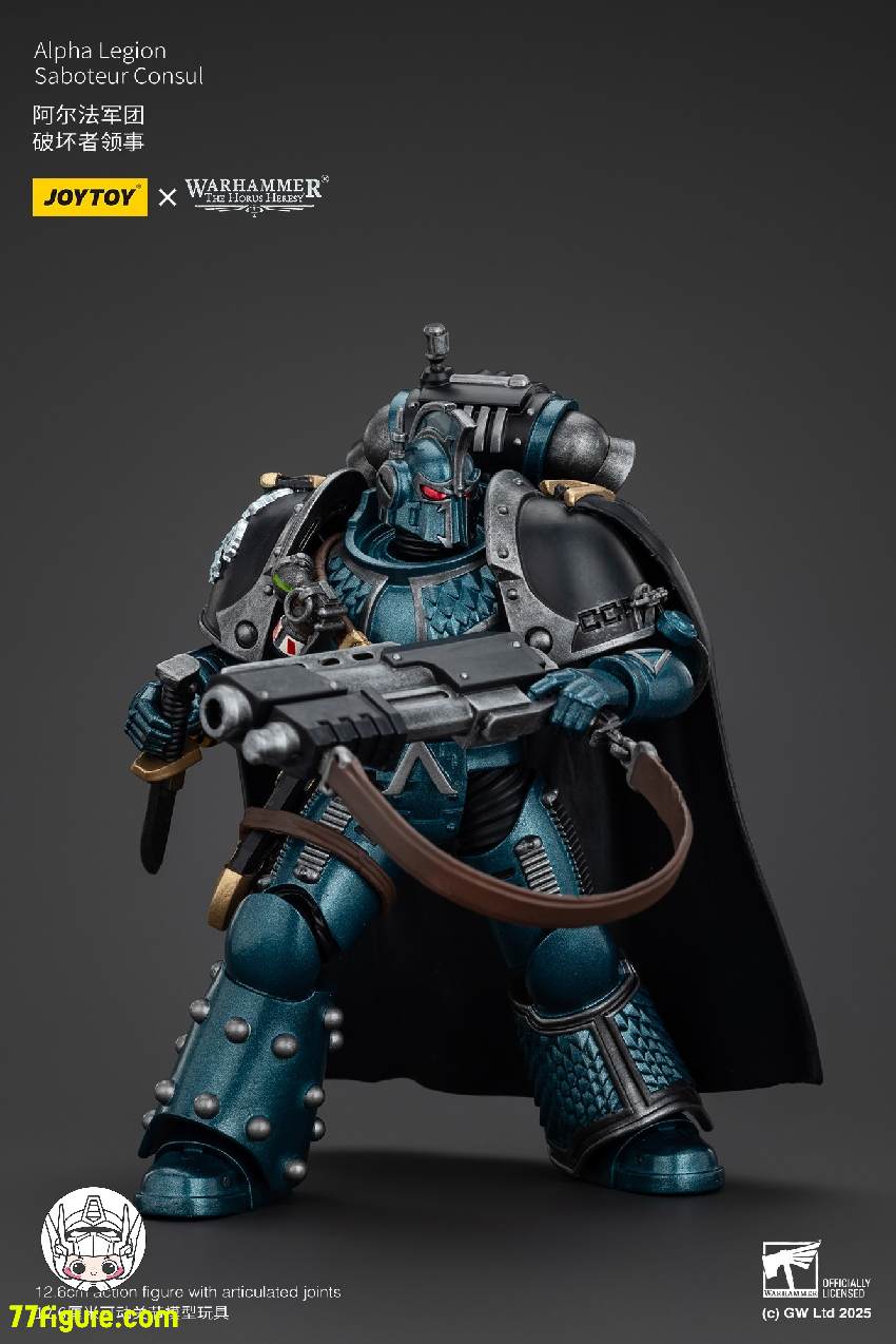 ジョイトイ JoyToy Source 1/18 『ウォーハンマー ホルスの異端』アルファ・レギオン サボター・コンサル 塗装済み可動フィギュア