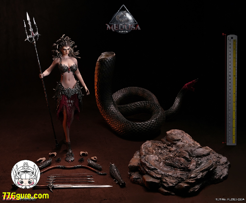 【品切れ】TBLeague 1/6 PL2023-220A メドゥーサ(シルバー) 塗装済み可動フィギュア