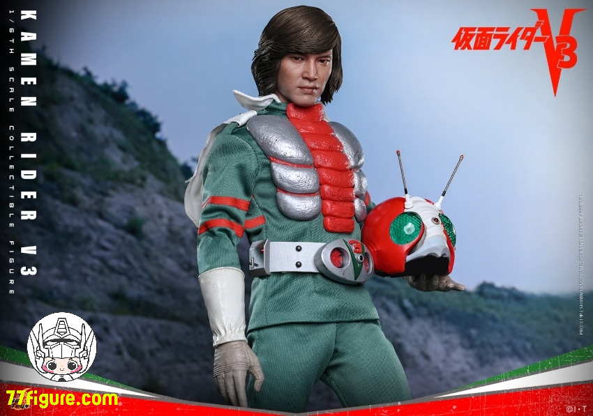 【予約商品】HotToys 1/6 TMS162B 仮面ライダーV3 風見志郎 限定版 塗装済み可動フィギュア