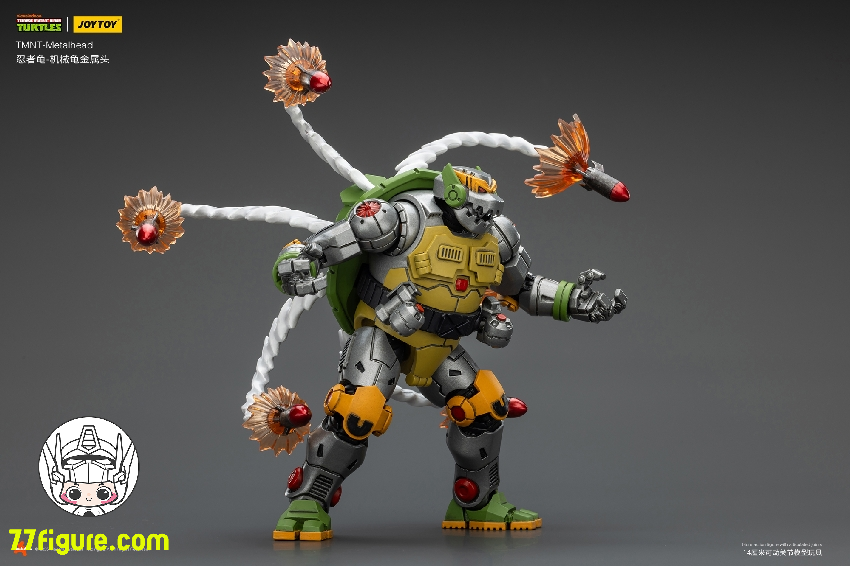 【予約商品】ジョイトイ JoyToy 1/18 ティーンエイジ ミュータント ニンジャ タートルズ 『TMNT 』メタルヘッド 塗装済み可動フィギュア