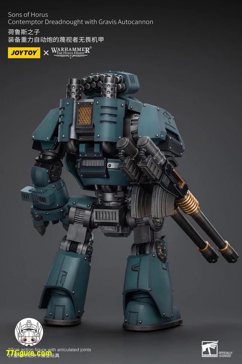 ジョイトイ JoyToy Source 1/18 『ウォーハンマー ホルスの異端』ホルスの息子たち コンテンプター ドレッドノート グラビス オートキャノン付き 塗装済み可動フィギュア