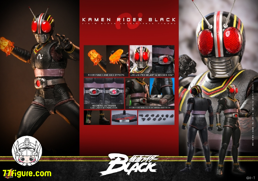 【予約商品】HotToys 1/6 TMS158 仮面ライダーブラック 塗装済み可動フィギュア