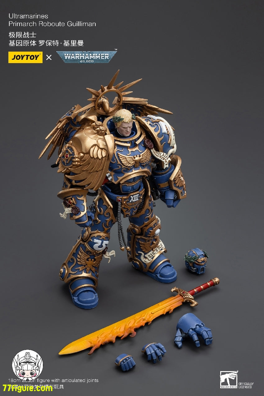 【品切れ】ジョイトイ JoyToy Source 1/18 『ウォーハンマー40K』ウルトラマリン 総主長 ロブート・グィリマン 塗装済み可動フィギュア
