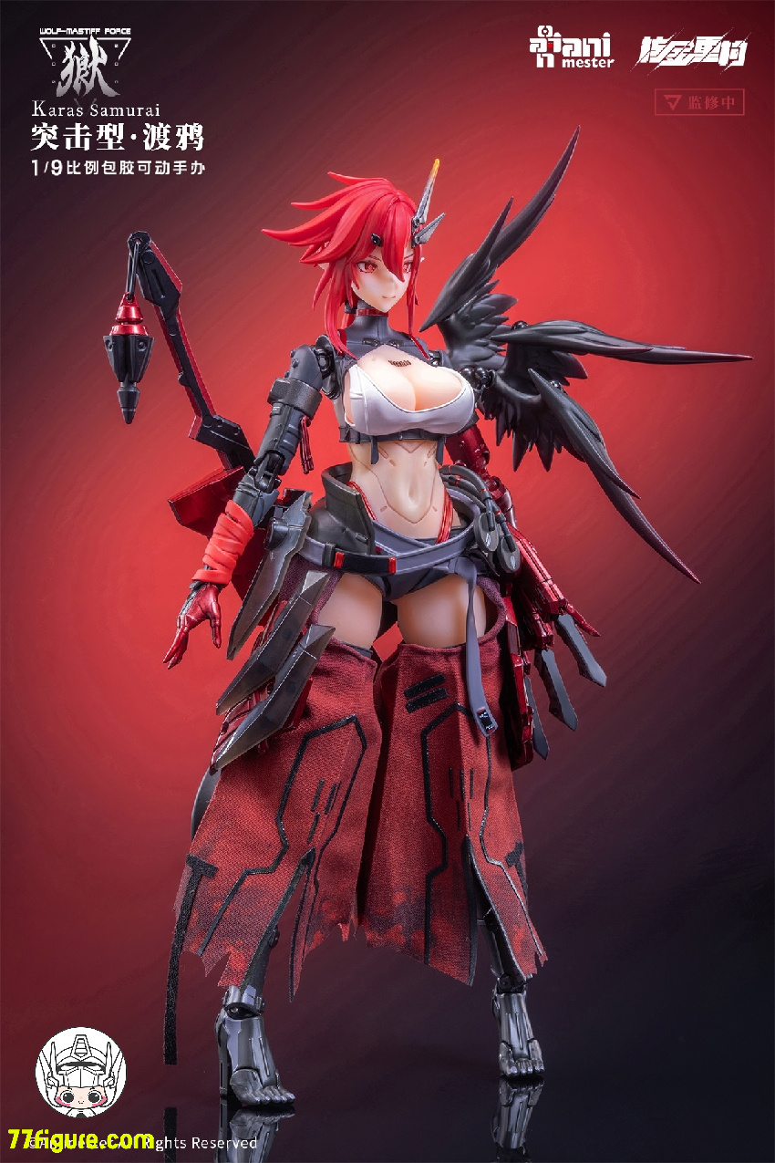 【先行販売】Animester 1/9 ウルフ マスティフ フォース カラス サムライ