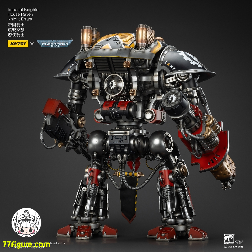 【予約商品】ジョイトイ JoyToy Source 1/18 『ウォーハンマー40K』インペリアル ナイト ハウス レイヴン ナイト エラント 塗装済み可動フィギュア