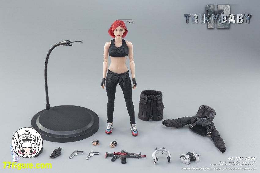 【セール品】VERYCOOL 1/12 VCF-3006 「手のひらの宝物シリーズ」サイバーパンク 唐12-虹 塗装済み可動フィギュア