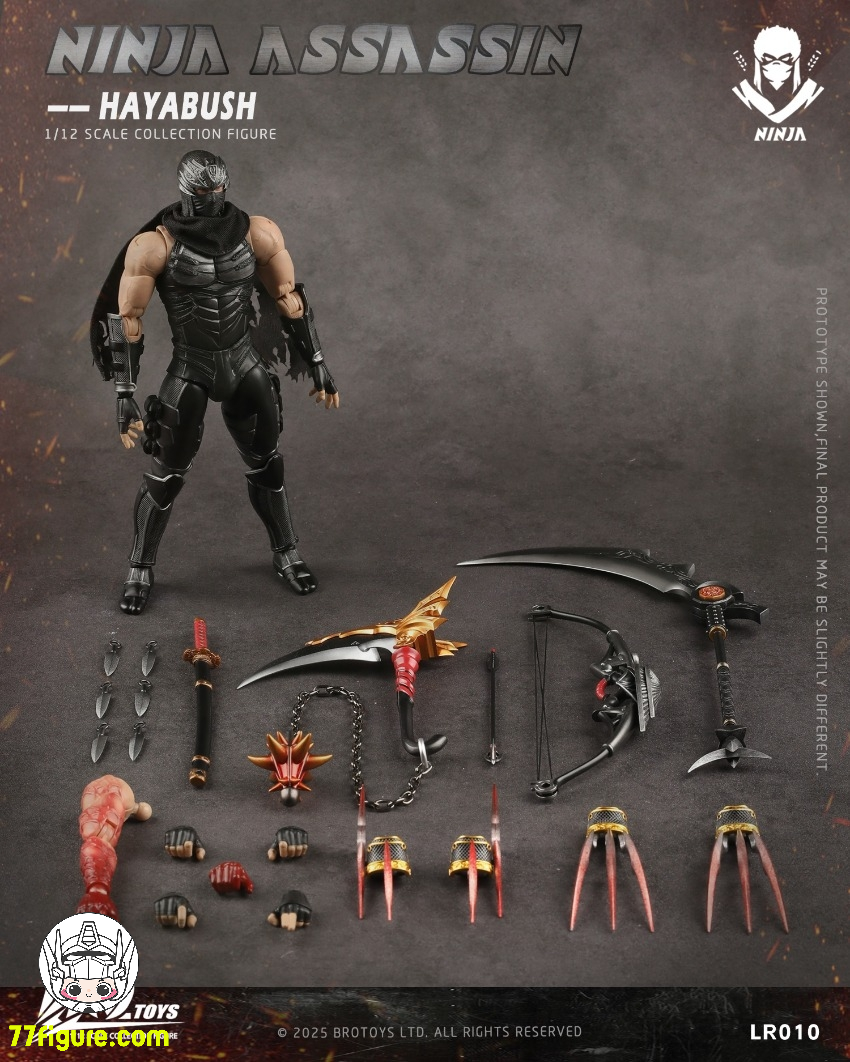 【先行販売】Brotoys 1/12 LR010 忍者 アサシン ファルコン 塗装済み可動フィギュア