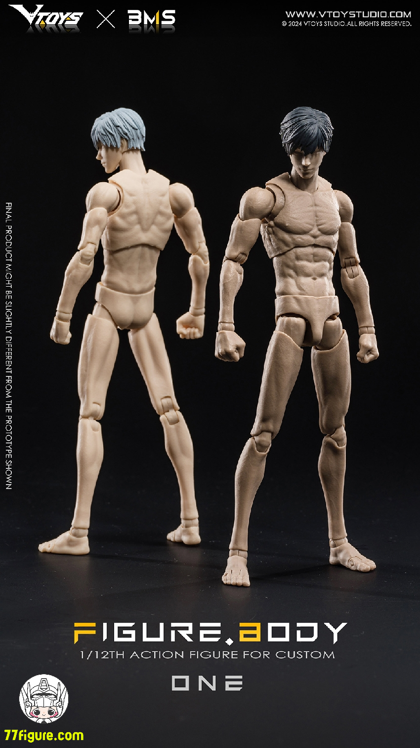VTOYS X BMS 1/12 VB002 可動壱号素体 白肌 Ver.