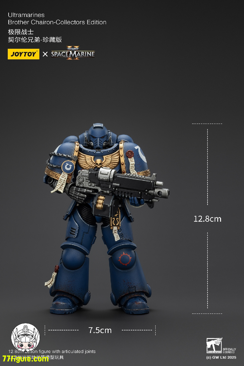 【品切れ】ジョイトイ JoyToy Source 1/18 『ウォーハンマー40K』ウルトラマリン ブラザー・チャイロン - コレクターズ版 塗装済み可動フィギュア