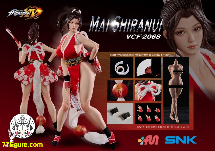 【品切れ】VERYCOOL 1/6 VCF-2068 SNK 正規品『ザ・キング・オブ・ファイターズ』不知火舞 塗装済み可動フィギュア