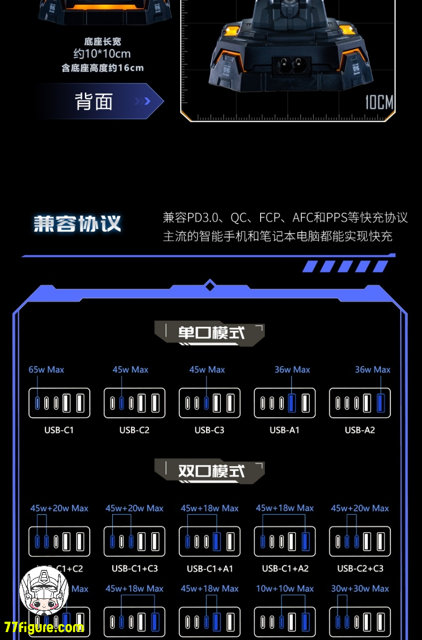 Moshow 模寿 『先祖効応』 MCT-AP02 武成侯バスト 充電センター チタンシルバー版