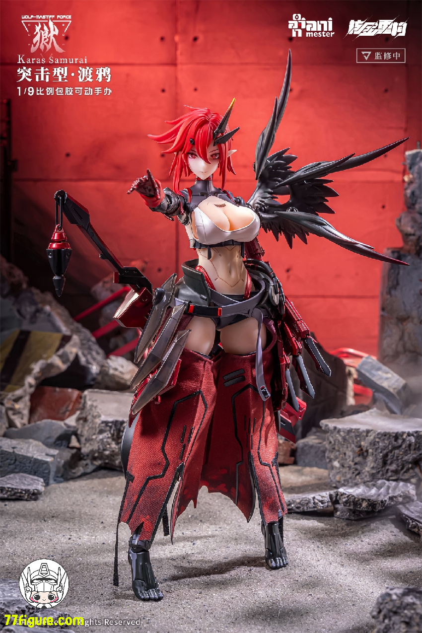 【先行販売】Animester 1/9 ウルフ マスティフ フォース カラス サムライ
