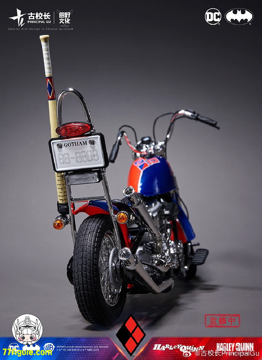 【品切れ】Principal Gu 1/10 EA1503S DC ビークル シリーズ バットマン ハーレー クイン & オートバイ