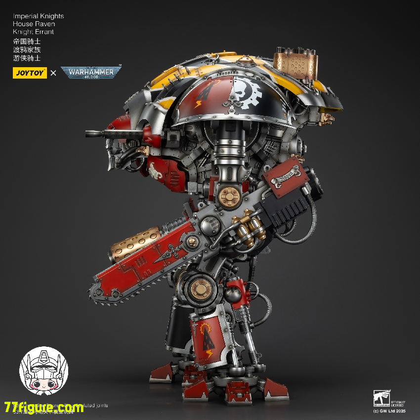 【予約商品】ジョイトイ JoyToy Source 1/18 『ウォーハンマー40K』インペリアル ナイト ハウス レイヴン ナイト エラント 塗装済み可動フィギュア