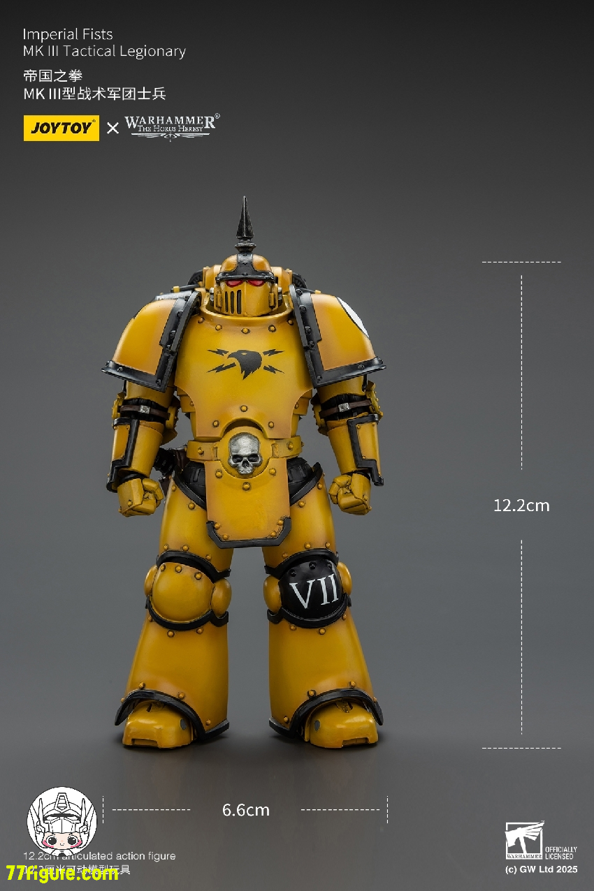 【予約商品】ジョイトイ JoyToy Source 1/18 『ウォーハンマー ホルスの異端』インペリアル フィスト MK III タクティカル レギオナリー 塗装済み可動フィギュア