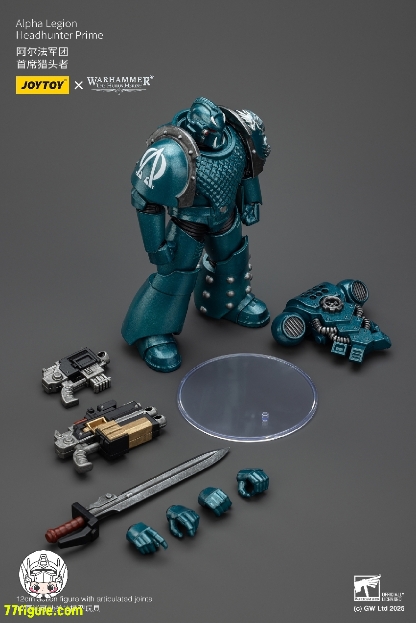 【予約商品】ジョイトイ JoyToy Source 1/18 『ウォーハンマー ホルスの異端』アルファ・レギオン ヘッドハンター プライム 塗装済み可動フィギュア