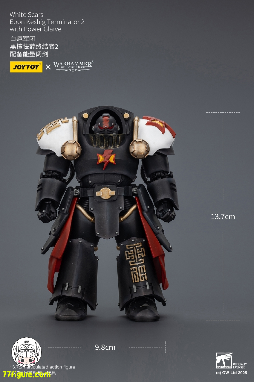 【予約商品】ジョイトイ JoyToy Source 1/18 『ウォーハンマー ホルスの異端』ホワイト スカーズ エボン ケシグ ターミネーター2 パワーグレイブ付き 塗装済み可動フィギュア