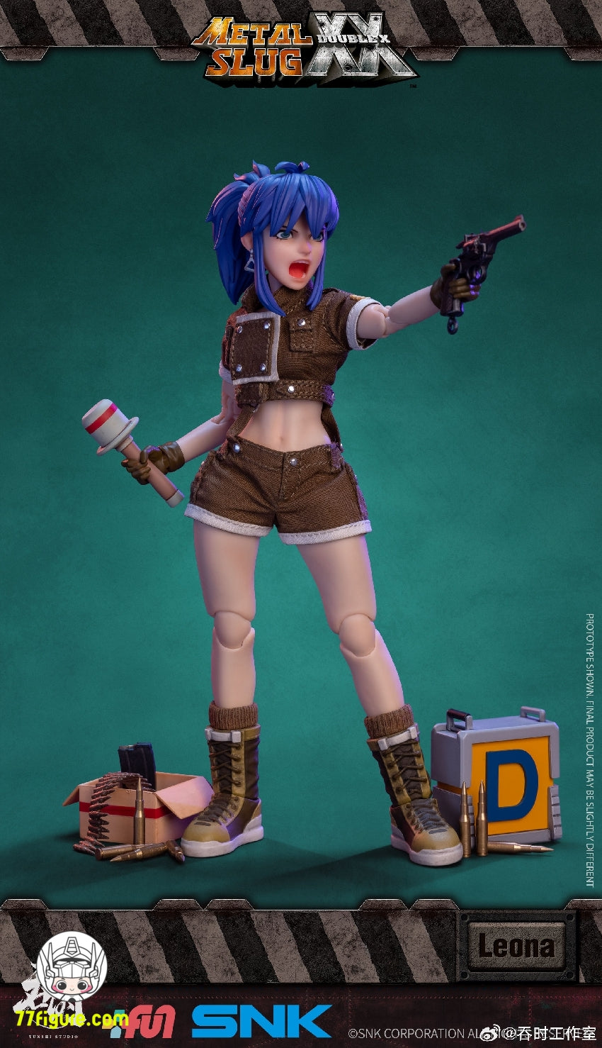 【先行販売】呑時 Tunshi Studio 1/12 TS-012 SNK公認 メタルスラッグ レオナ・ハイデルン 塗装済み可動フィギュア