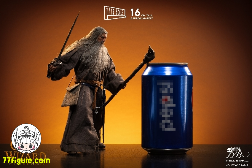 【品切れ】Hell Cat 1/12 DYM202401B 灰色の魔法使い 豪華版 塗装済み可動フィギュア