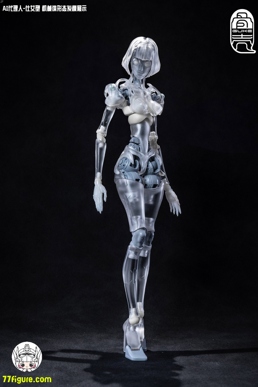 【先行販売】Guku Studio 1/12 AI エージェント Femella C1 透明版 塗装済み可動フィギュア