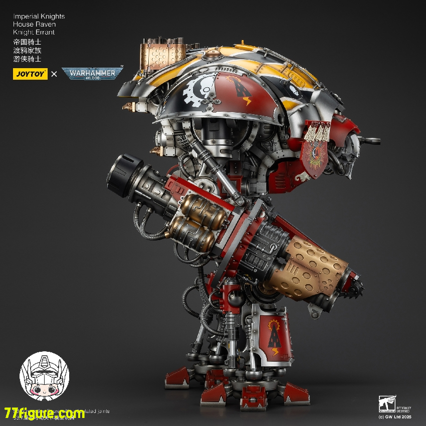 【予約商品】ジョイトイ JoyToy Source 1/18 『ウォーハンマー40K』インペリアル ナイト ハウス レイヴン ナイト エラント 塗装済み可動フィギュア