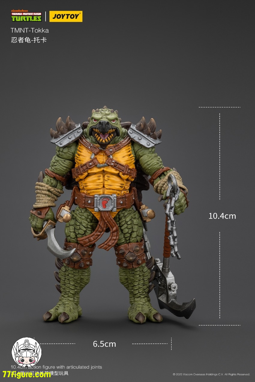 【品切れ】JoyToy 1/18 ティーンエイジ ミュータント ニンジャ タートルズ 『TMNT 』トッカ 塗装済み可動フィギュア