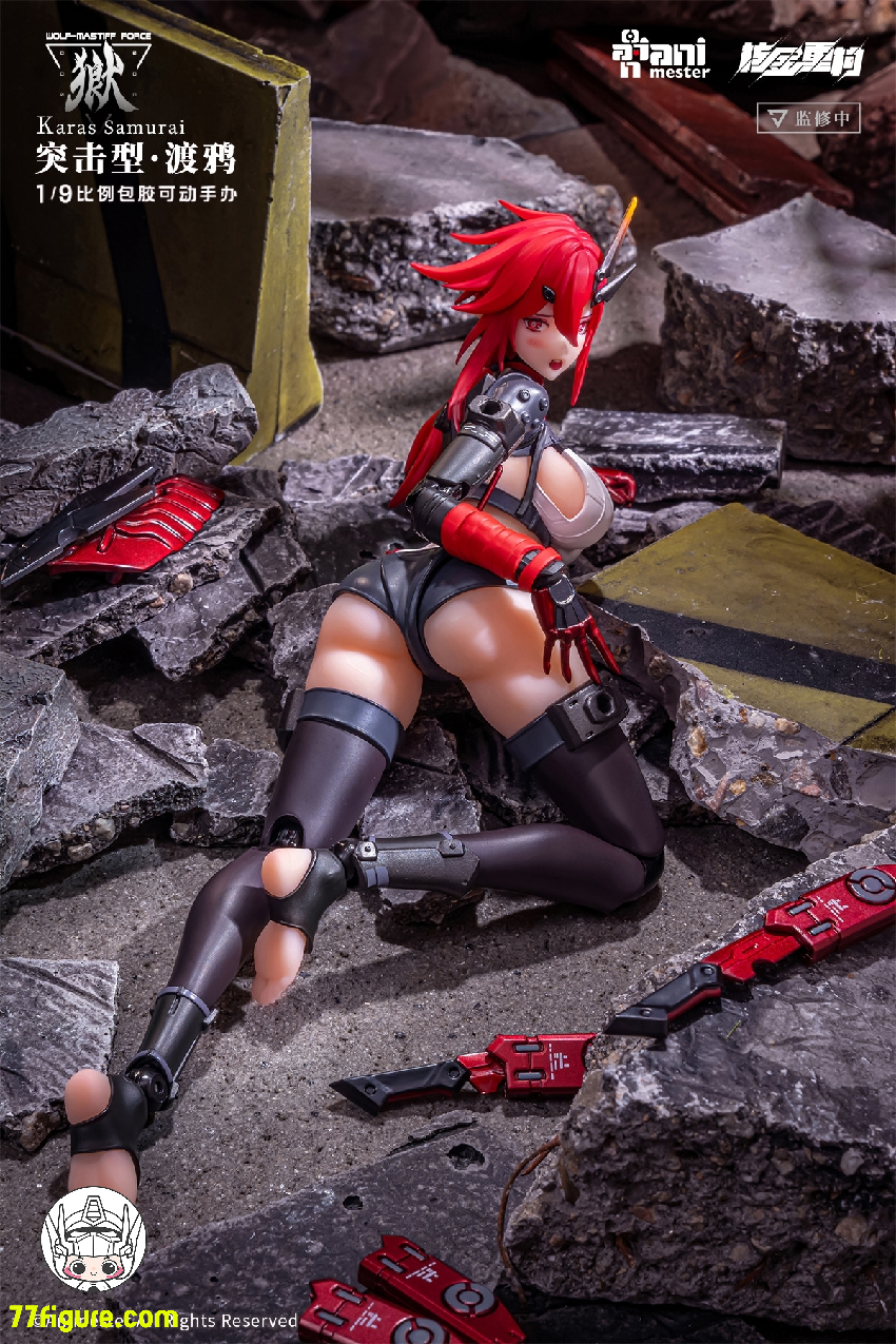 【先行販売】Animester 1/9 ウルフ マスティフ フォース カラス サムライ