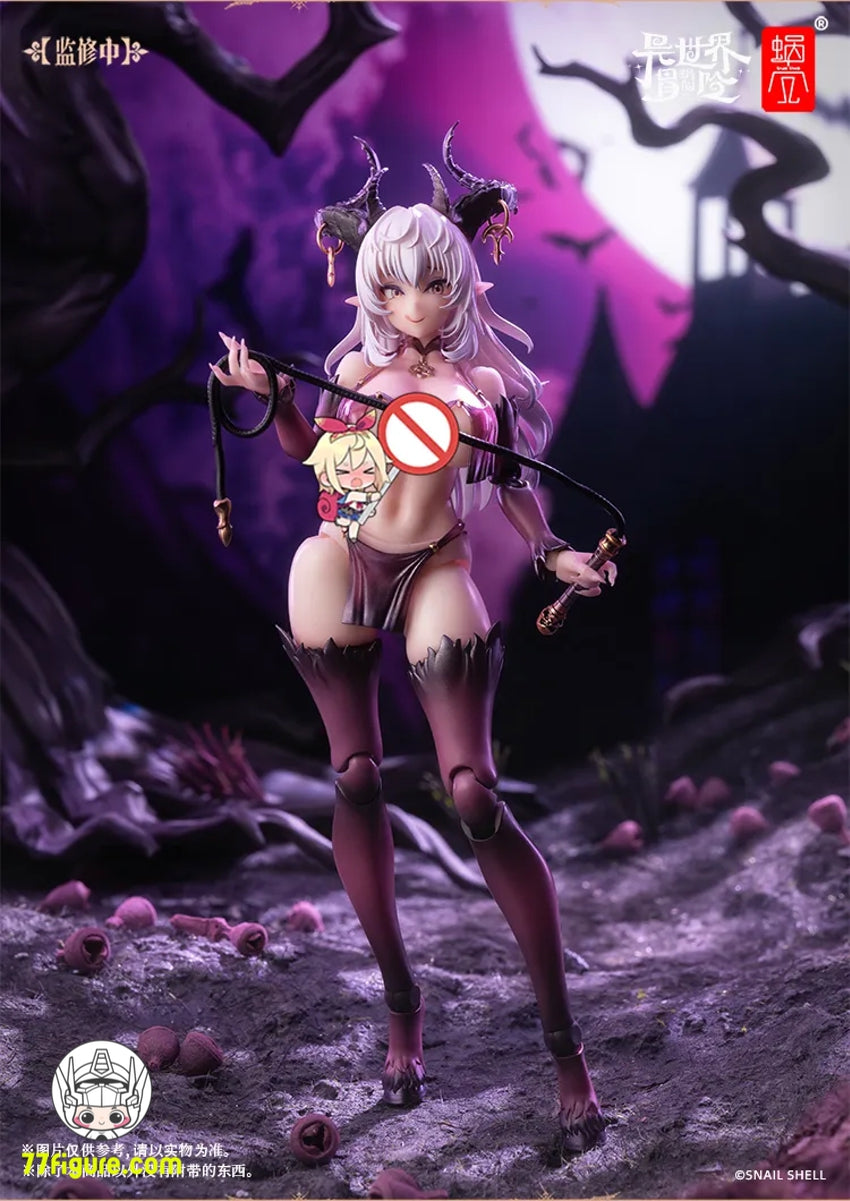 【品切れ】蝸之殻(スネイルシェル) 1/12 RPG-01 サキュバス ラスティア 塗装済み可動フィギュア