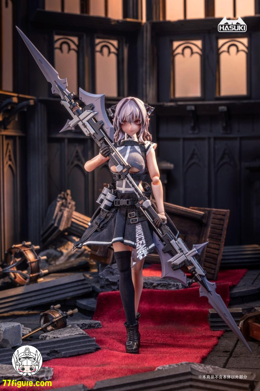 HASUKI 1/12 PA009 「Pocket Art」サキュバスシスター フリーデ SP Ver. 塗装済み可動フィギュア