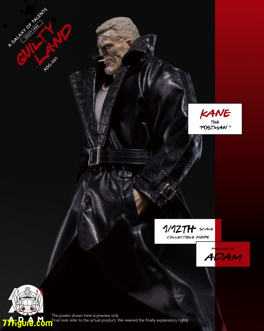 【予約商品】ADAM 1/12 ADG-001 ギルティランド ポストマン ケイン 塗装済み可動フィギュア