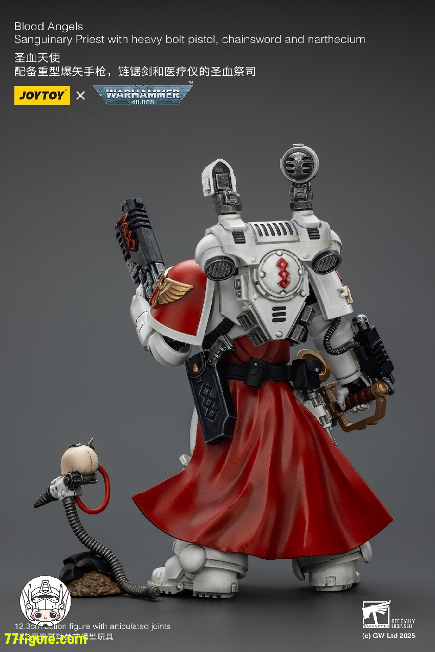 【予約商品】ジョイトイ JoyToy Source 1/18 『ウォーハンマー40K』ブラッド エンジェル サンギナリー プリースト ヘビーボルトピストル、チェーンソード&ナルセシウム付き 塗装済み可動フィギュア