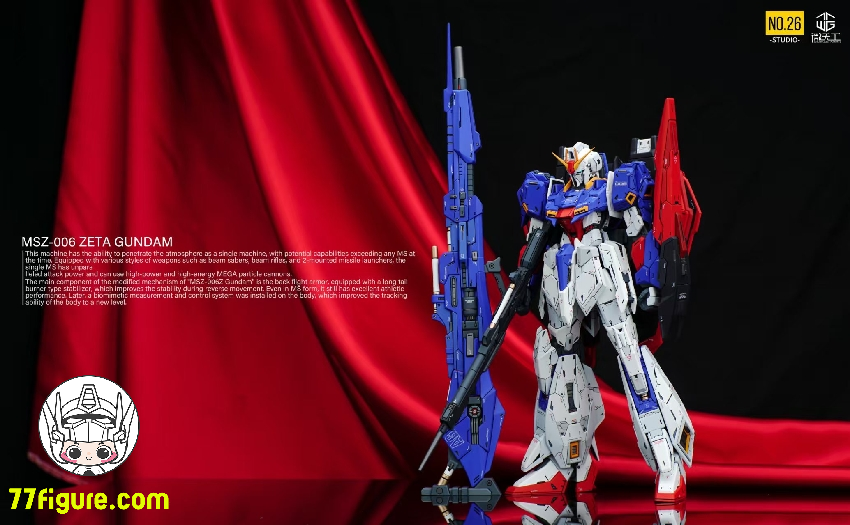 【予約商品】No.26 Studio 1/100 MG ゼータガンダム用 ガレージキット フルレジンキット